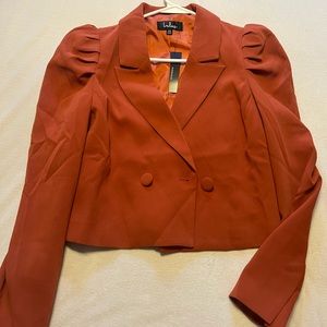 Lush puff sleeve blazer